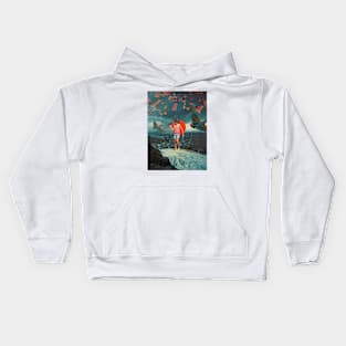 The Boy And The Birds Kids Hoodie